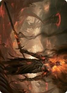 Ashen Reaper Art Card [Art Series: March of the Machine] 46