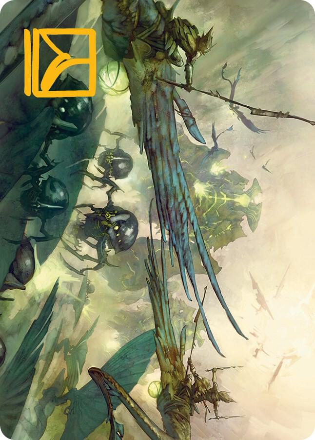 Invasion of Pyrulea Art Card (Gold-Stamped Signature) [Art Series: March of the Machine] 47