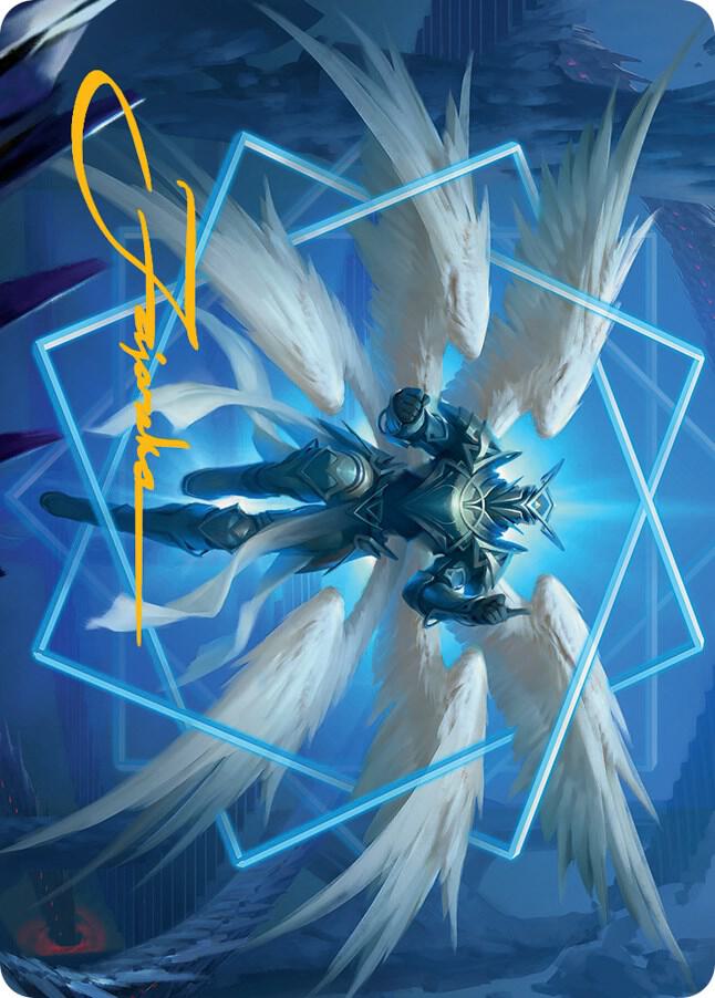 Vertex Paladin Art Card (Gold-Stamped Signature) [Art Series: March of the Machine] 48