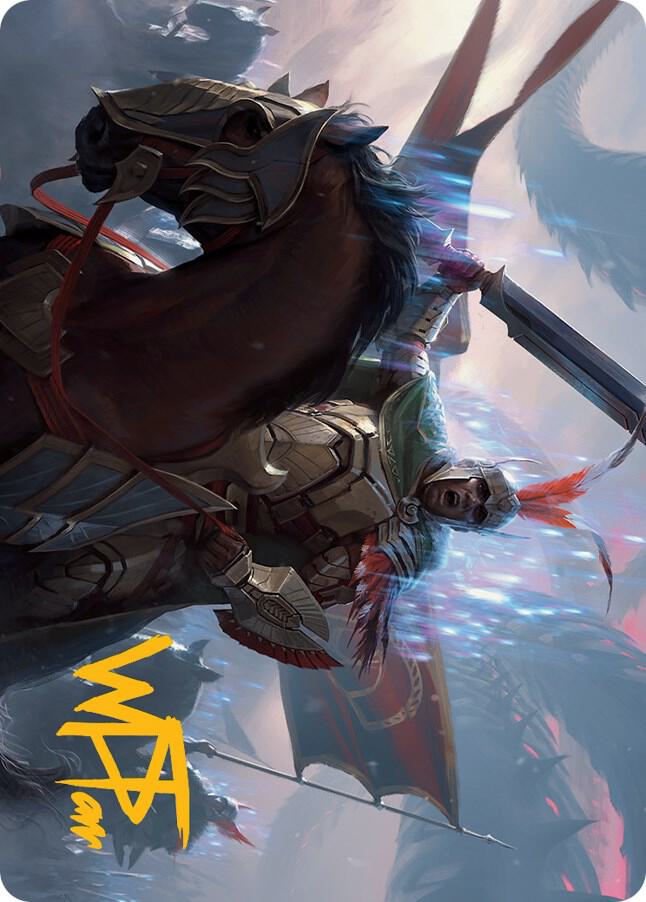 Marshal of Zhalfir Art Card (Gold-Stamped Signature) [Art Series: March of the Machine] 50