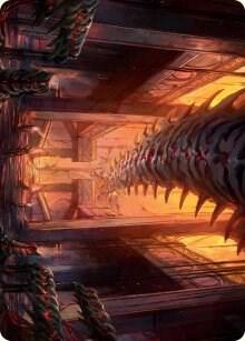Bloodfell Caves Art Card [Art Series: March of the Machine] 55
