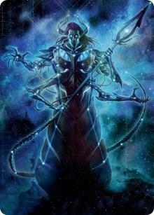 Heliod, the Warped Eclipse Art Card [Art Series: March of the Machine] 60