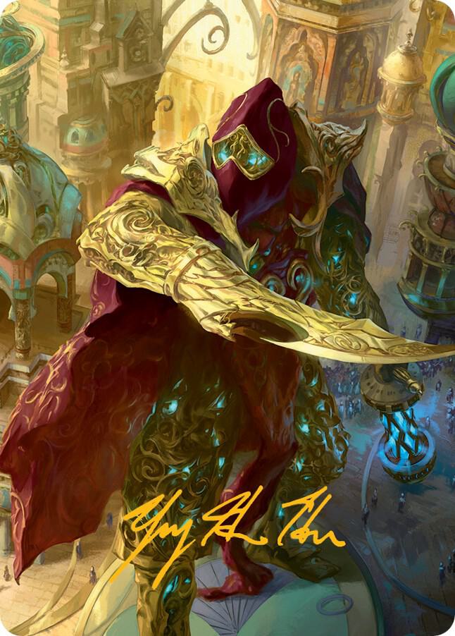 Baral, Chief of Compliance Art Card (Gold-Stamped Signature) [Art Series: March of the Machine] 68