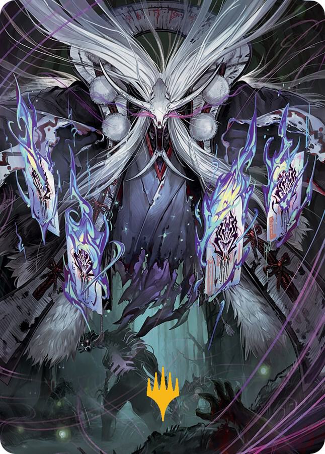Horobi, Death's Wail Art Card (Gold-Stamped Signature) [Art Series: March of the Machine] 70
