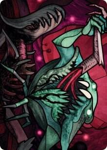 Yargle, Glutton of Urborg Art Card [Art Series: March of the Machine] 72