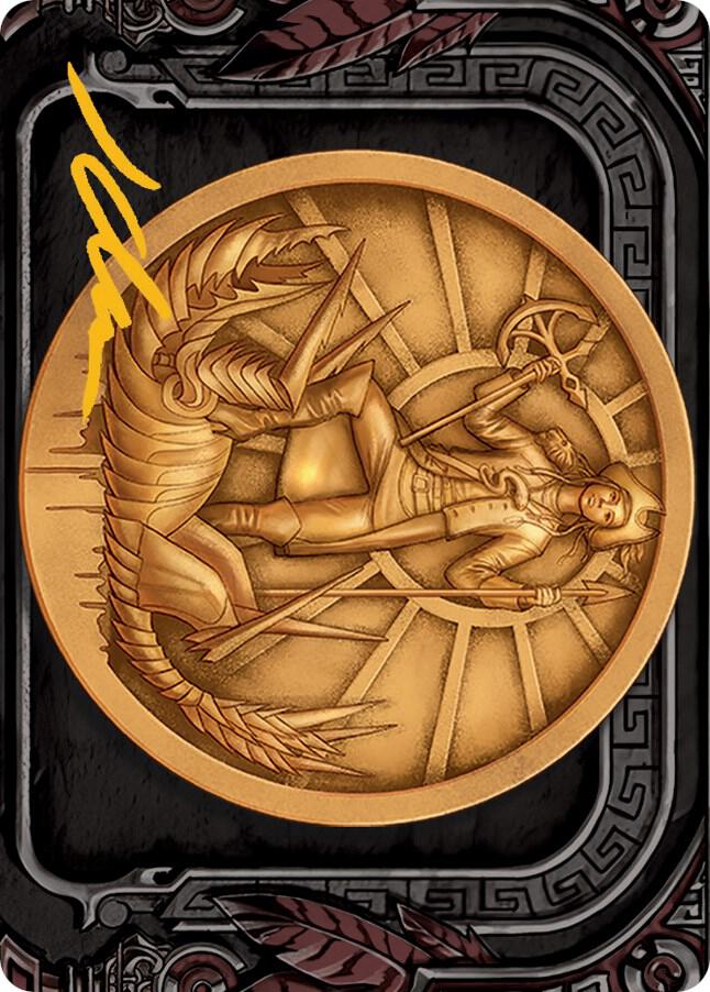 Captain Lannery Storm Art Card (Gold-Stamped Signature) [Art Series: March of the Machine] 73