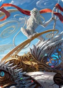 Ragavan, Nimble Pilferer Art Card [Art Series: March of the Machine] 74
