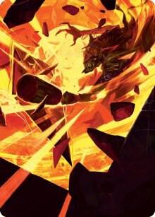 Zada, Hedron Grinder Art Card [Art Series: March of the Machine] 75