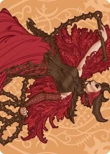 Judith, the Scourge Diva Art Card [Art Series: March of the Machine] 80