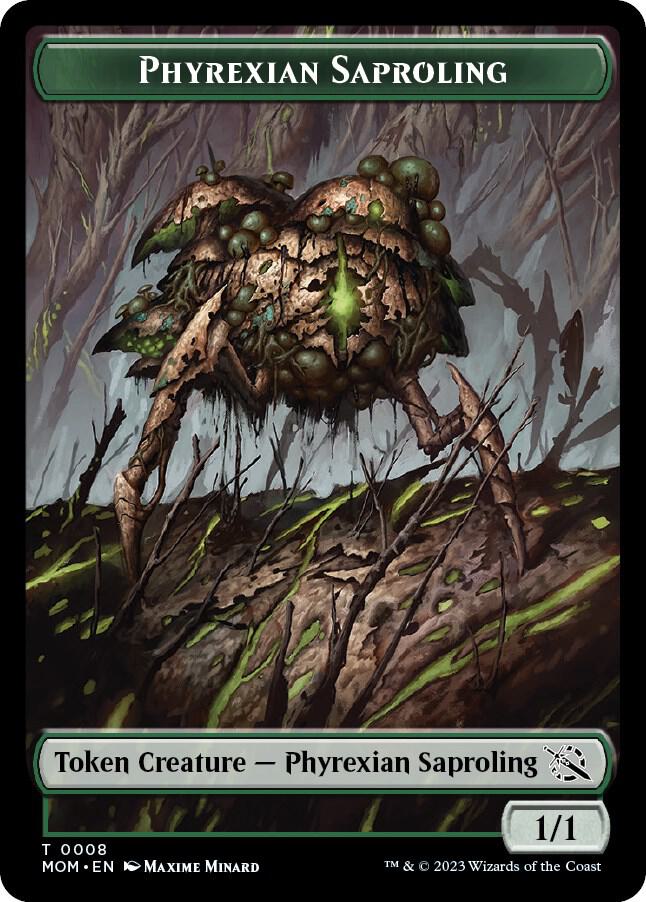 Phyrexian Saproling Token [March of the Machine] 8
