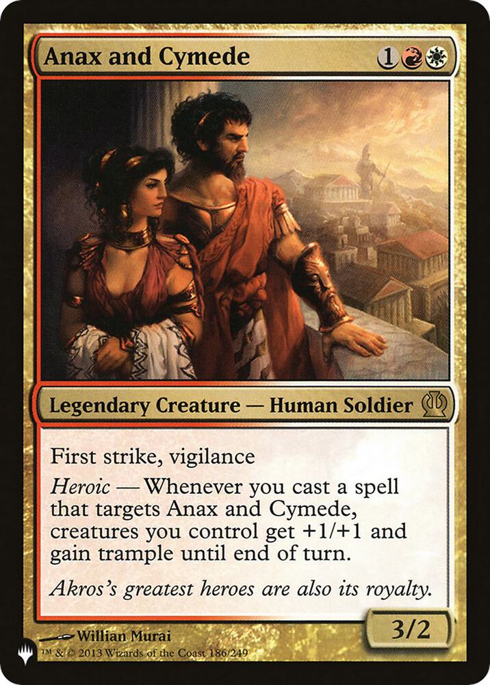 Anax and Cymede [The List Reprints] 186/249