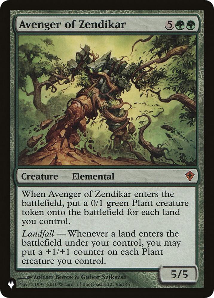 Avenger of Zendikar [The List Reprints] 96/145