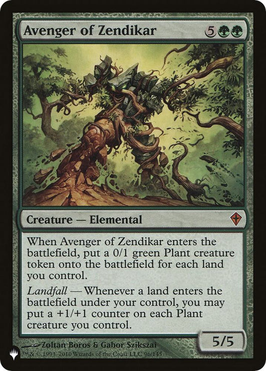 Avenger of Zendikar [The List Reprints] 96/145
