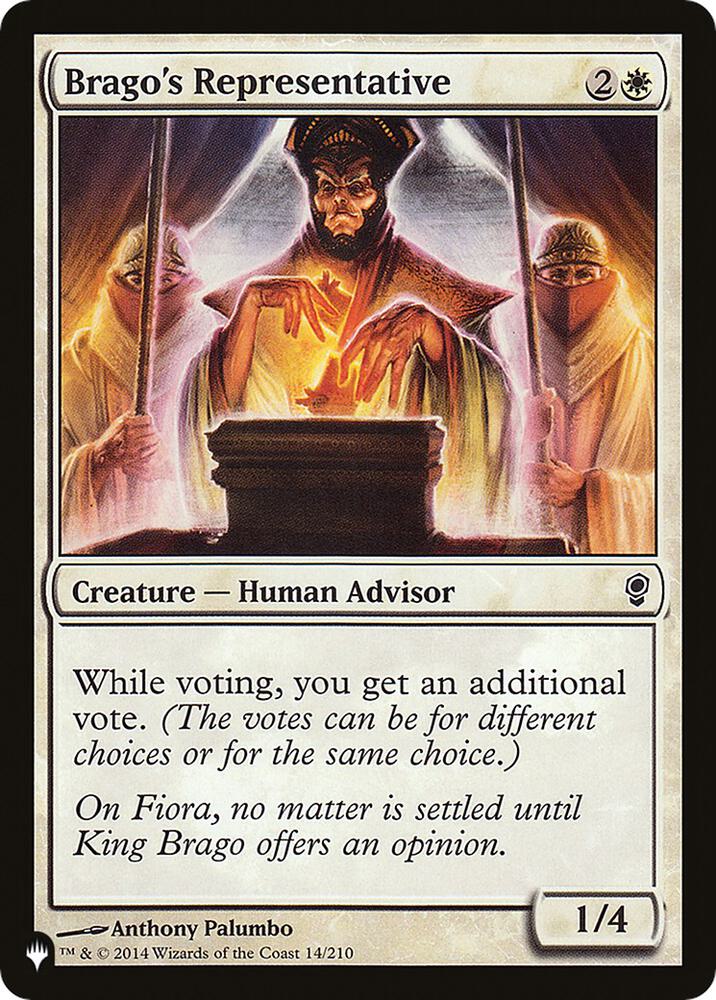 Brago's Representative [The List Reprints] 14/210