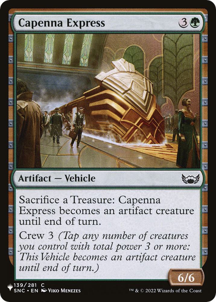Capenna Express [The List Reprints] 139/281