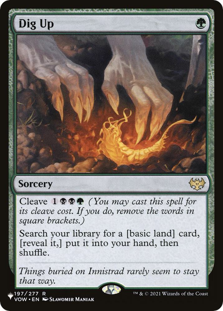 Dig Up [The List Reprints] 197/277