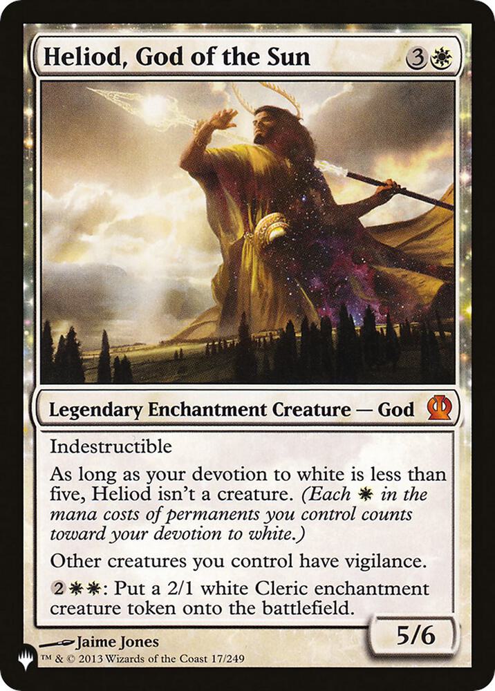 Heliod, God of the Sun [The List Reprints] 17/249
