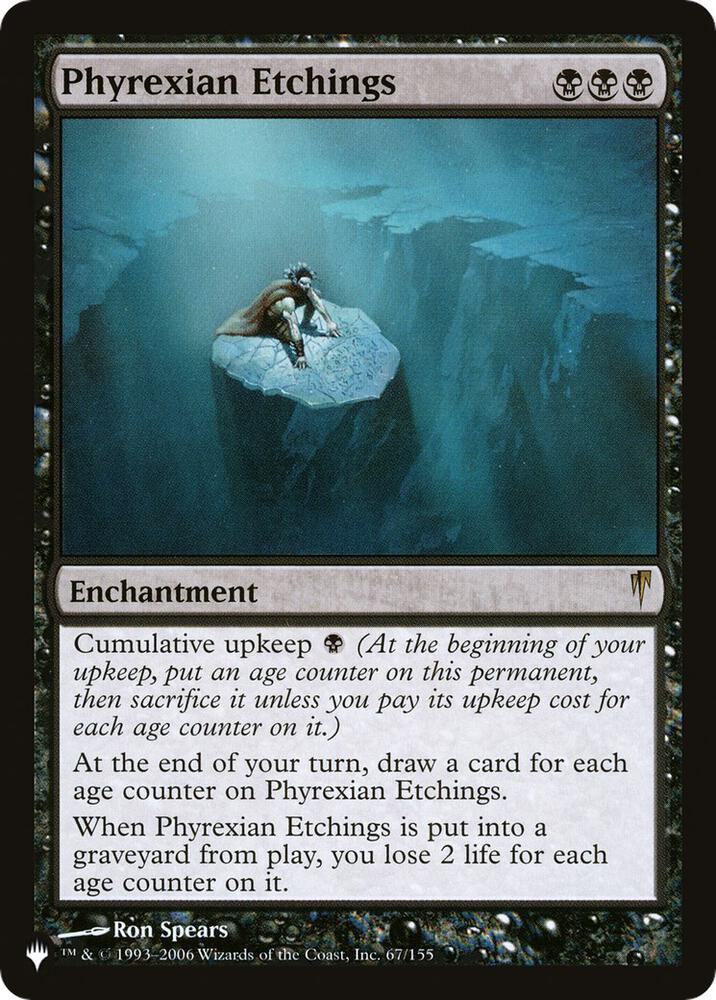 Phyrexian Etchings [The List Reprints] 67/155