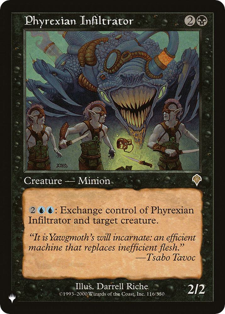 Phyrexian Infiltrator [The List Reprints] 116/350