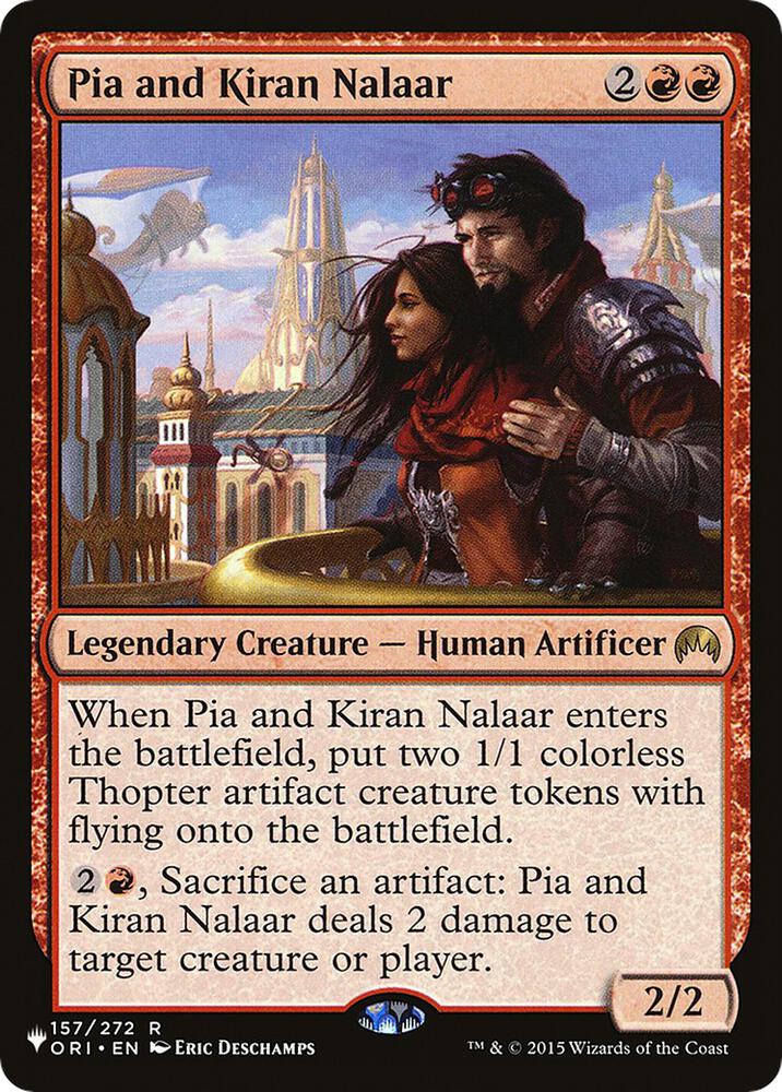 Pia and Kiran Nalaar [The List Reprints] 157/272