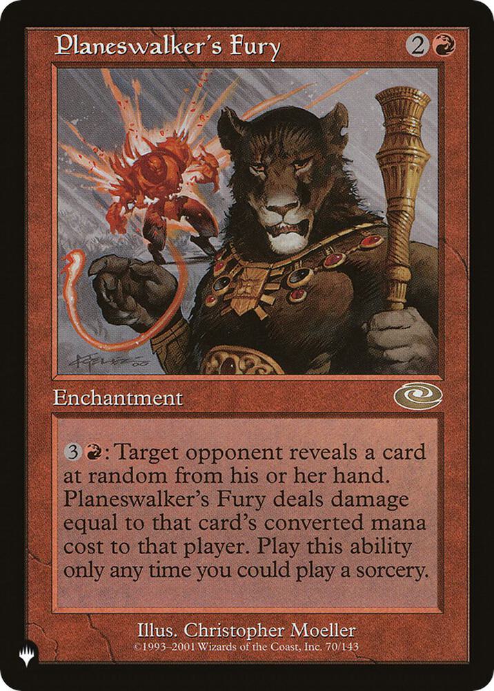 Planeswalker's Fury [The List Reprints] 70/143