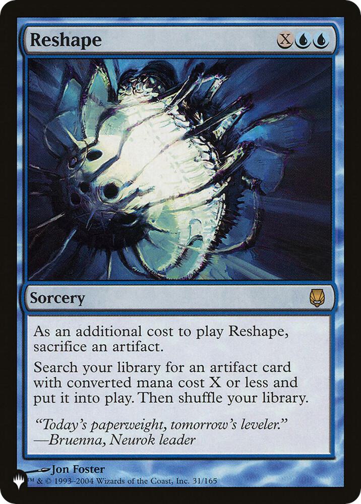 Reshape (DST) [The List Reprints] 31/165