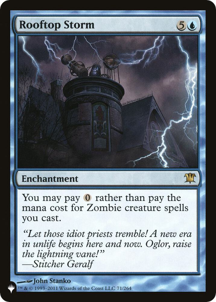 Rooftop Storm [The List Reprints] 71/264