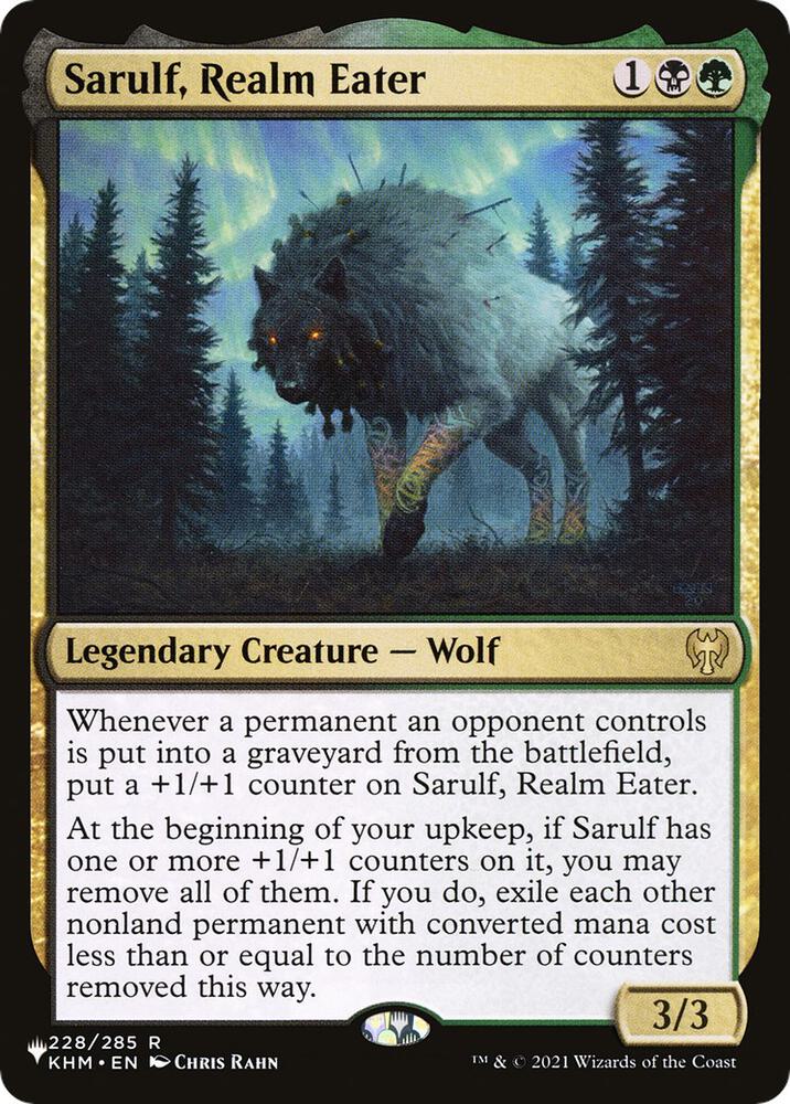 Sarulf, Realm Eater [The List Reprints] 228/285