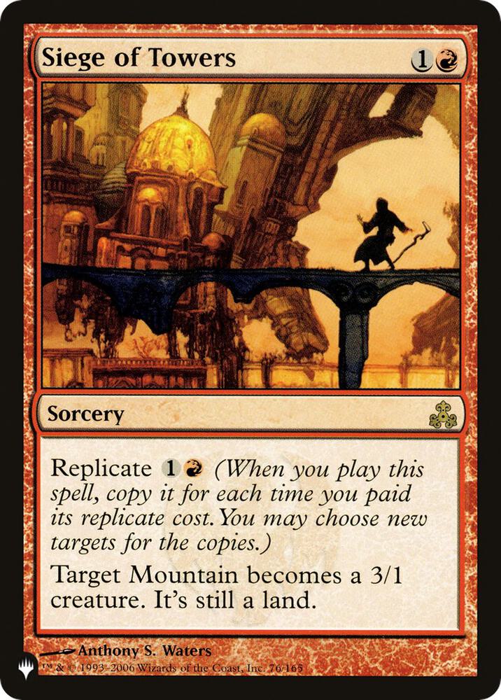 Siege of Towers [The List Reprints] 76/165