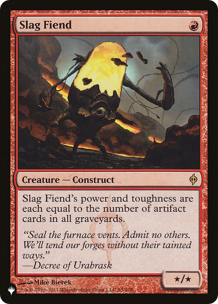 Slag Fiend [The List Reprints] 95/175