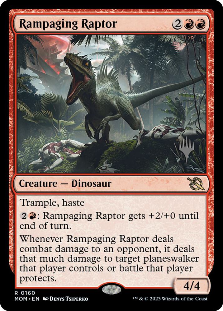 Rampaging Raptor [Promo Pack: March of the Machine] 160
