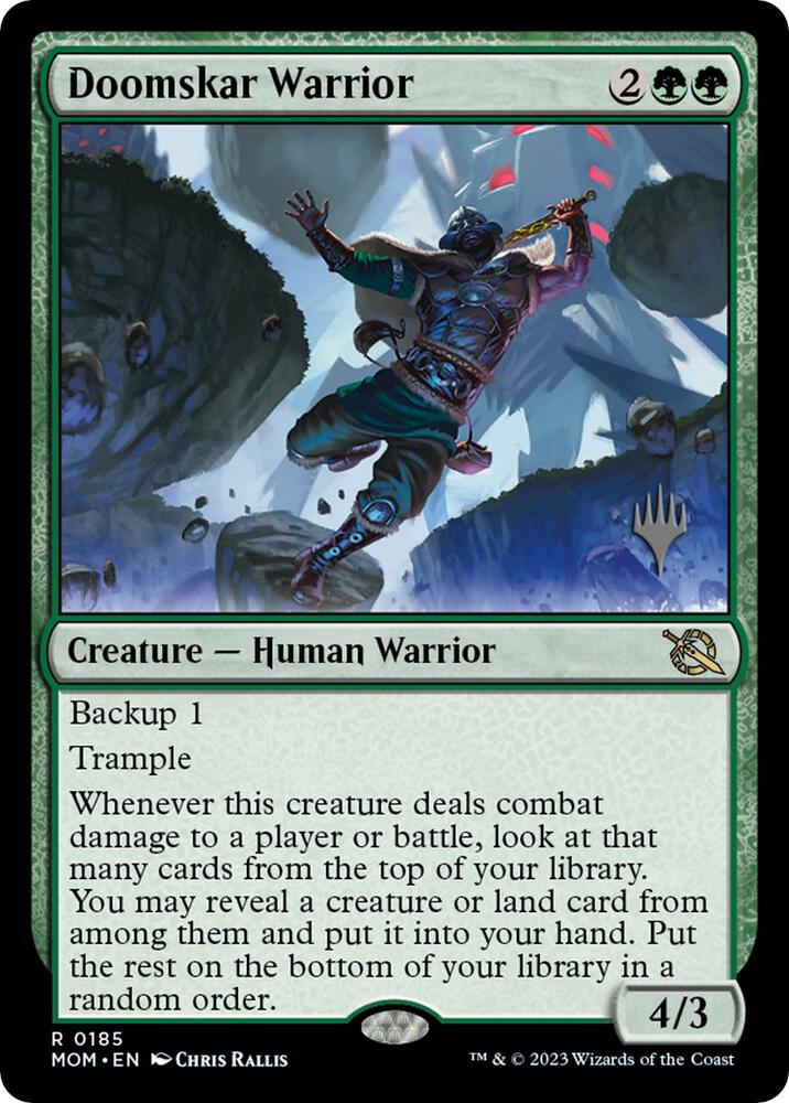 Doomskar Warrior [Promo Pack: March of the Machine] 185