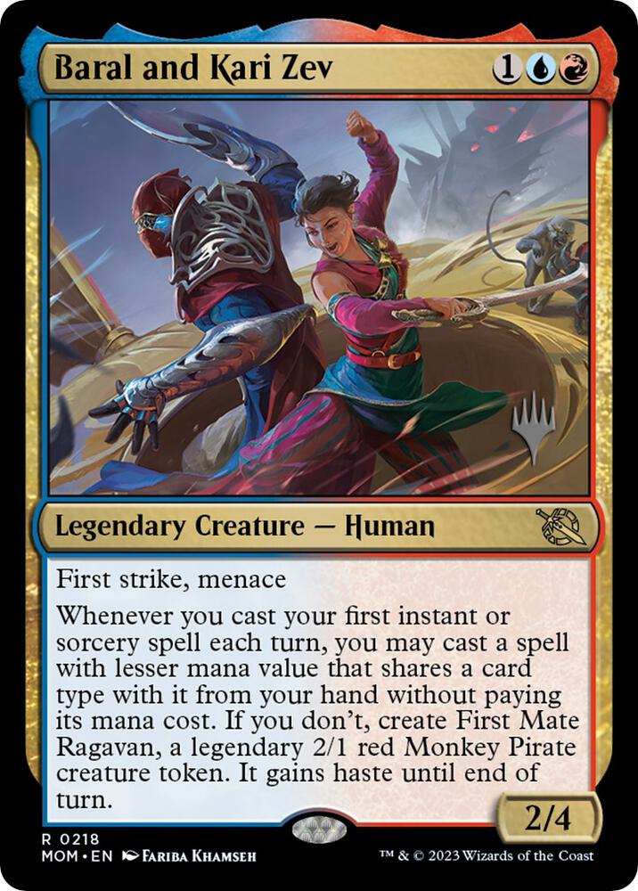 Baral and Kari Zev [Promo Pack: March of the Machine] 218
