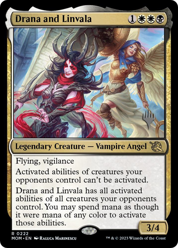 Drana and Linvala [Promo Pack: March of the Machine] 222