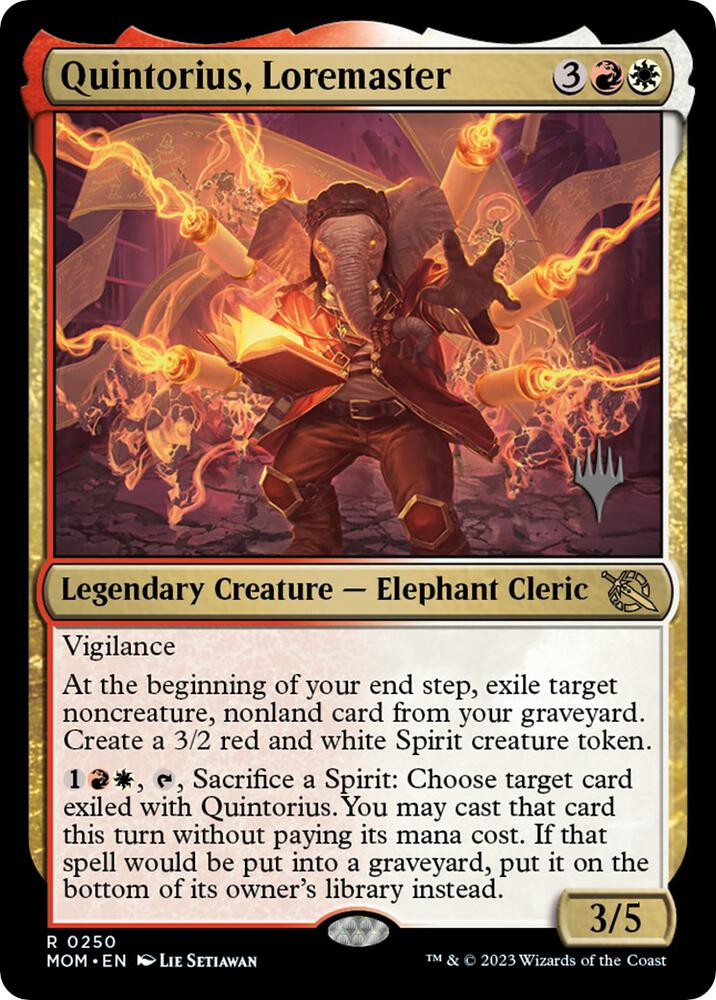 Quintorius, Loremaster [Promo Pack: March of the Machine] 250