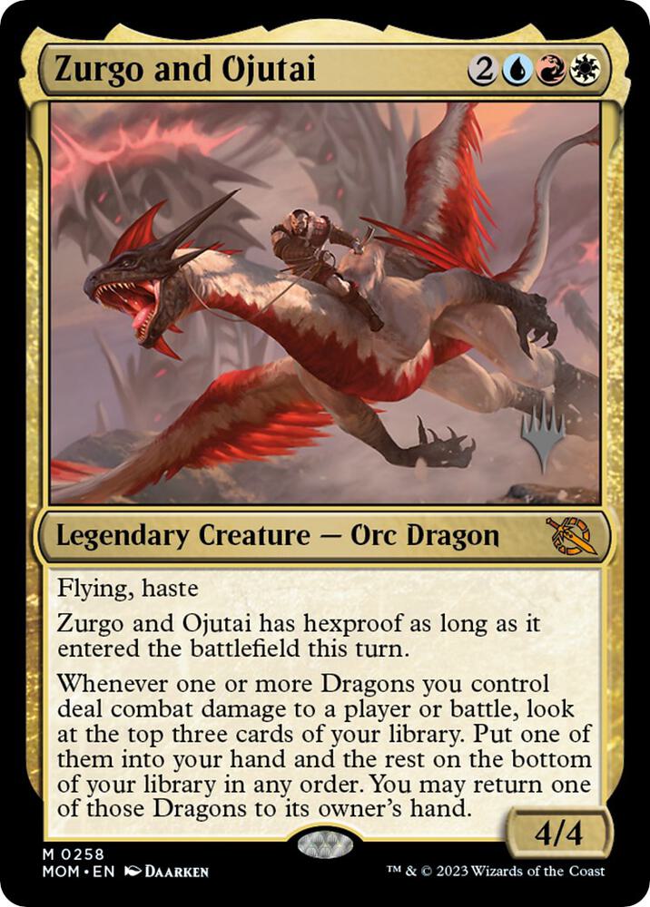 Zurgo and Ojutai [Promo Pack: March of the Machine] 258