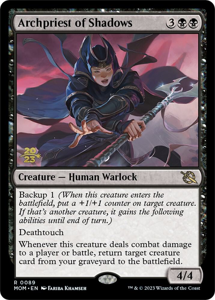 Archpriest of Shadows [Prerelease Cards] 89