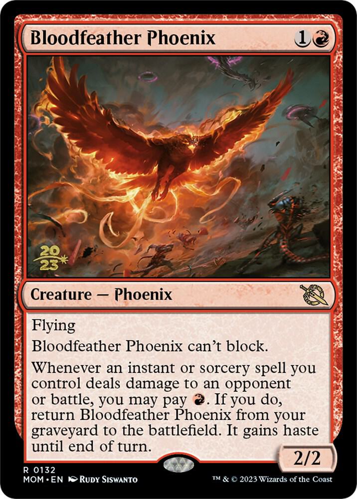 Bloodfeather Phoenix [Prerelease Cards] 132