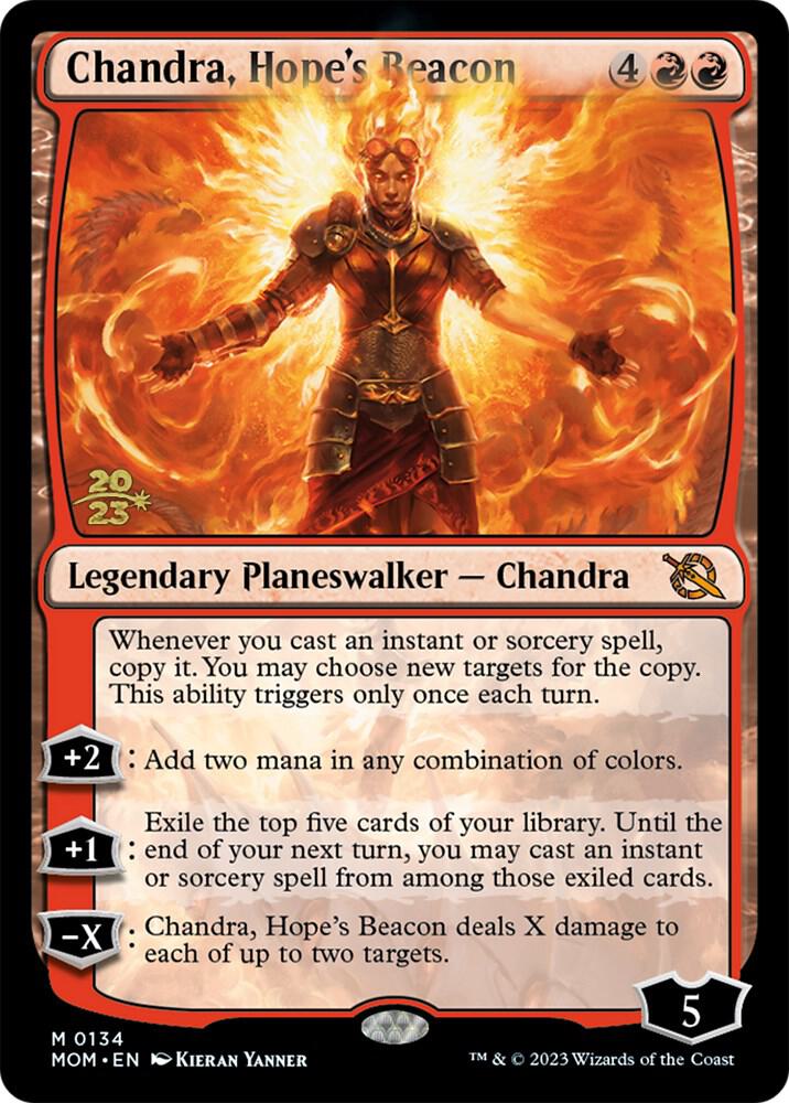 Chandra, Hope's Beacon [Prerelease Cards] 134