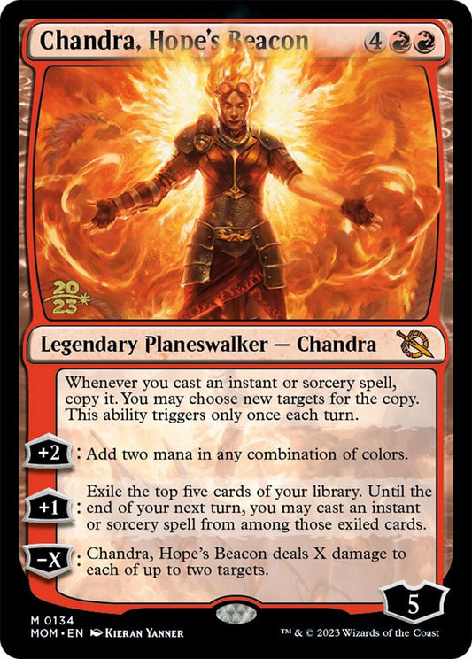 Chandra, Hope's Beacon [Prerelease Cards] 134