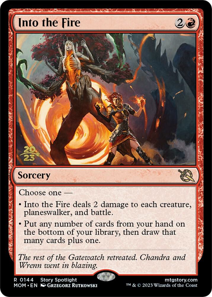 Into the Fire [Prerelease Cards] 144