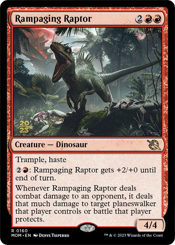 Rampaging Raptor [Prerelease Cards] 160