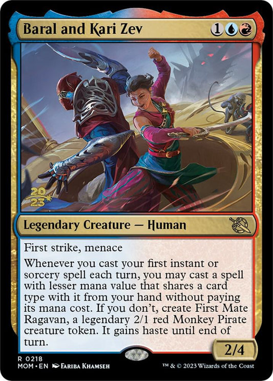 Baral and Kari Zev [Prerelease Cards] 218