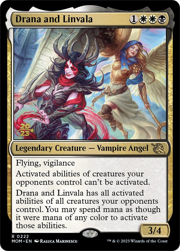 Drana and Linvala [Prerelease Cards] 222