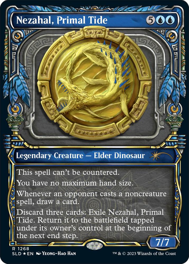 Nezahal, Primal Tide (Halo Foil) [Secret Lair Drop Series] 1268