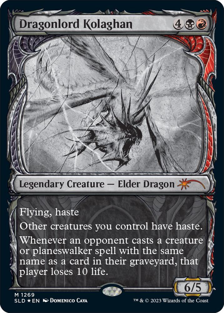 Dragonlord Kolaghan (Halo Foil) [Secret Lair Drop Series] 1269