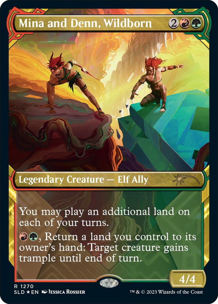 Mina and Denn, Wildborn (Halo Foil) [Secret Lair Drop Series] 1270