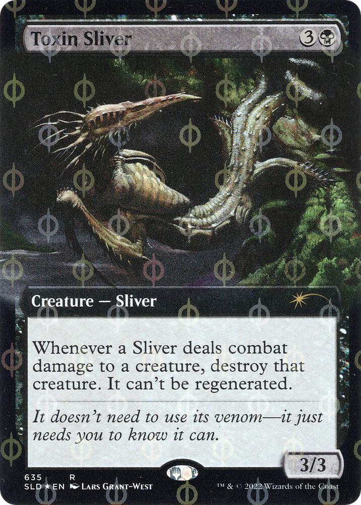 Toxin Sliver (Extended Art) (Step-and-Compleat Foil) [Secret Lair Drop Series] 635