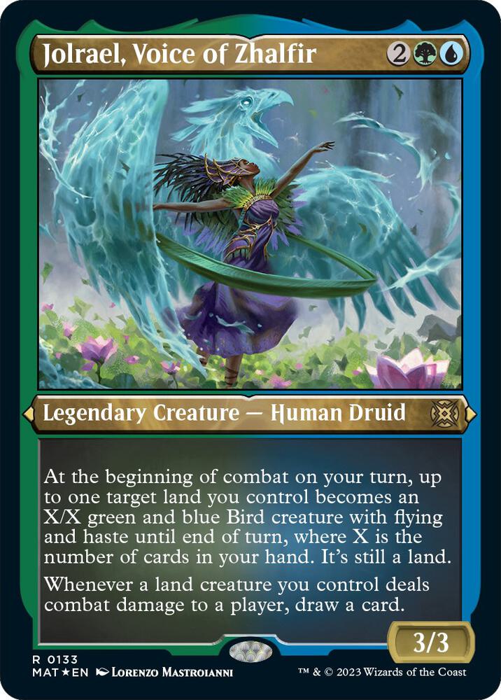 Jolrael, Voice of Zhalfir (Foil Etched) [March of the Machine: The Aftermath] 133
