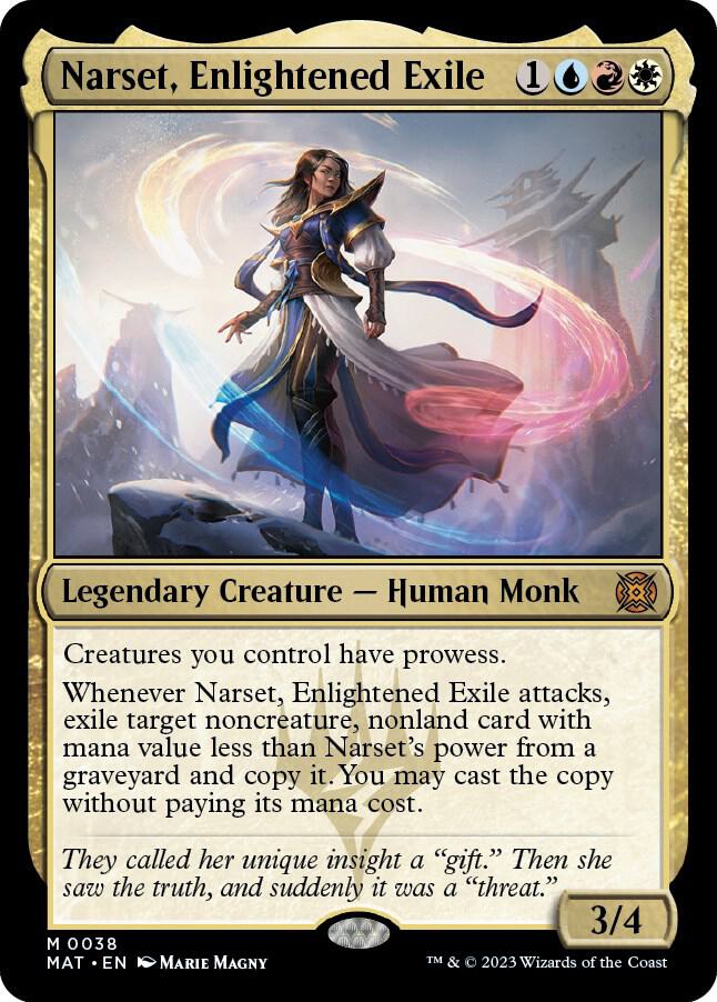 Narset, Enlightened Exile [March of the Machine: The Aftermath] 38
